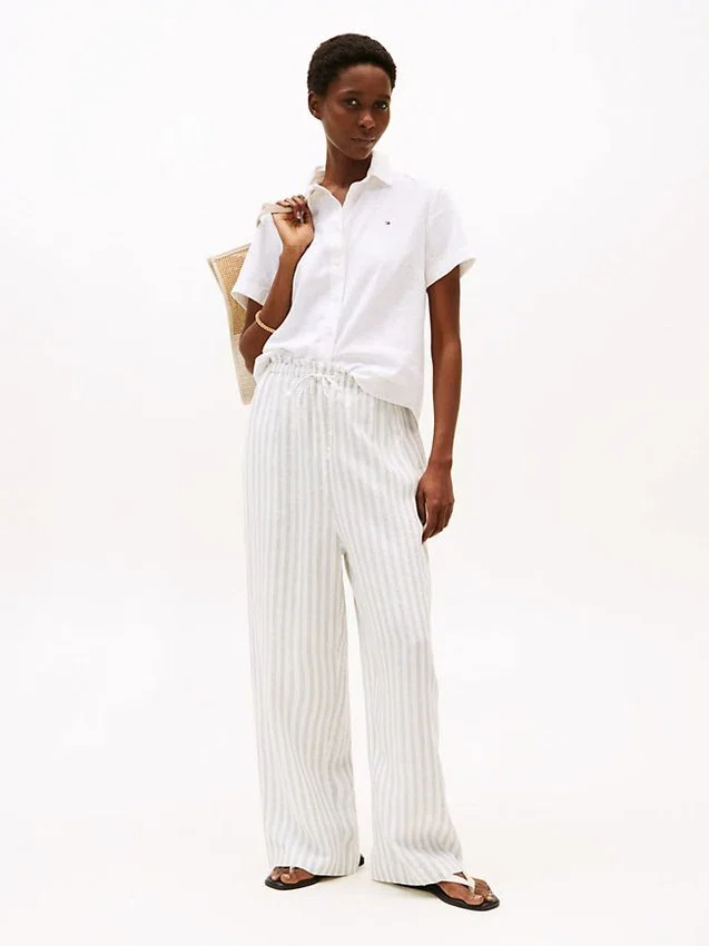 Short-Sleeve Linen-Blend Shirt Short-Sleeve Linen-Blend Shirt