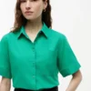Short-Sleeve Linen-Blend Shirt Short-Sleeve Linen-Blend Shirt