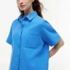 Short-Sleeve Linen-Blend Shirt Short-Sleeve Linen-Blend Shirt