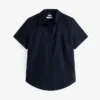 Short-Sleeve Linen-Blend Shirt Short-Sleeve Linen-Blend Shirt