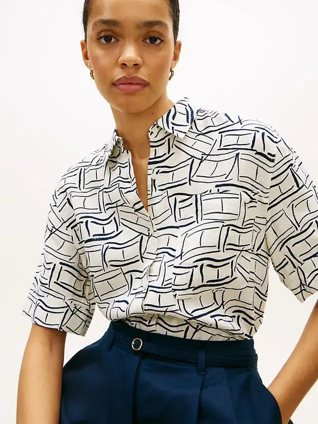 Short-Sleeve Linen Shirt Short-Sleeve Linen Shirt