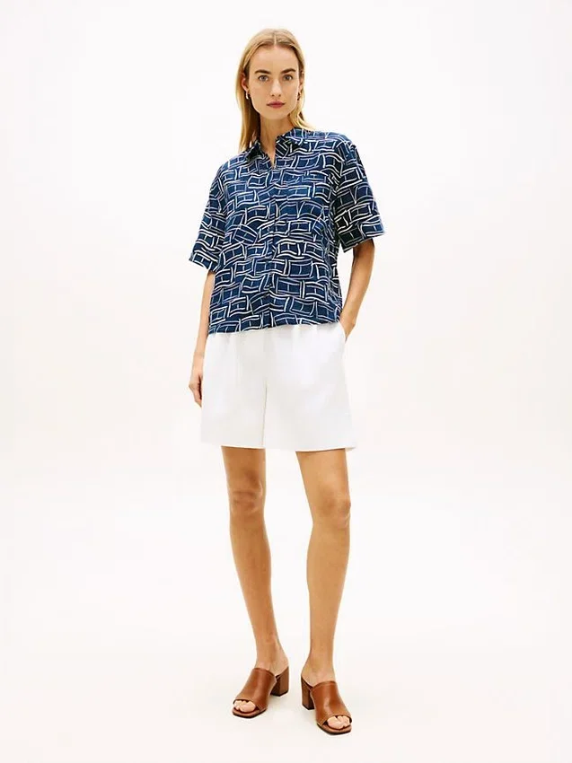 Short-Sleeve Linen Shirt Short-Sleeve Linen Shirt