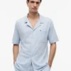 Short-Sleeve Seersucker Sleep Shirt