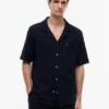 Short-Sleeve Seersucker Sleep Shirt