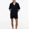 Short-Sleeve Seersucker Sleep Shirt