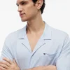 Short-Sleeve Seersucker Sleep Shirt