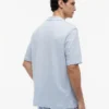 Short-Sleeve Seersucker Sleep Shirt