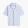 Short-Sleeve Seersucker Sleep Shirt