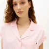 Short-Sleeve Shirt & Pant Sleep Set