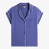 Short-Sleeve Shirt & Pant Sleep Set