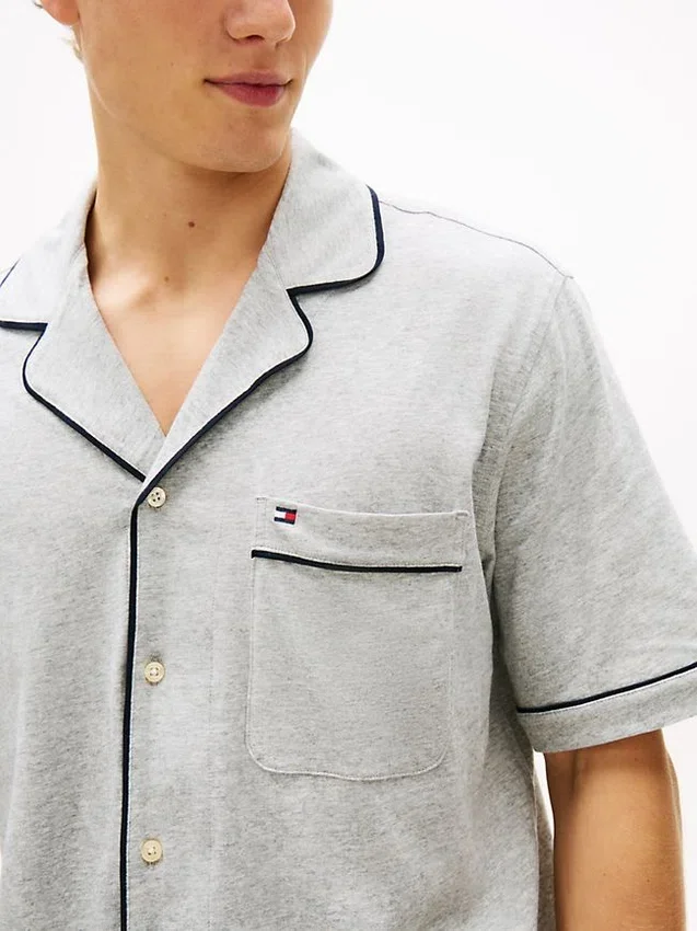 Short-Sleeve Shirt & Short Sleep Set Short-Sleeve Shirt & Short Sleep Set