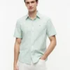 Short-Sleeve Striped Oxford Shirt Short-Sleeve Striped Oxford Shirt