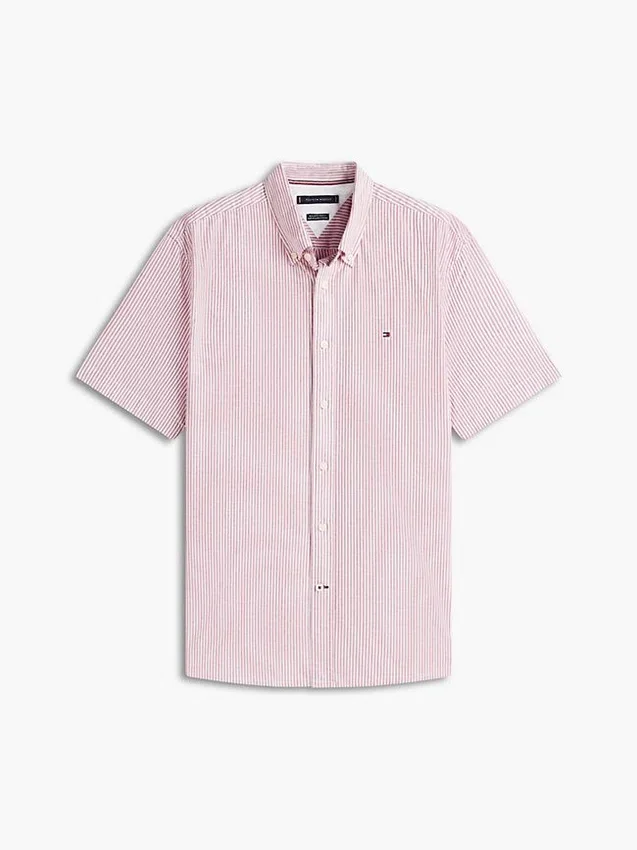 Short-Sleeve Striped Oxford Shirt Short-Sleeve Striped Oxford Shirt
