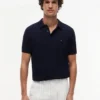 Short-Sleeve Sweater Polo