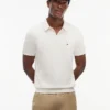 Short-Sleeve Sweater Polo