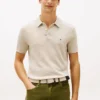 Short-Sleeve Sweater Polo