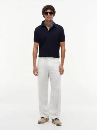 Short-Sleeve Sweater Polo