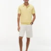 Short-Sleeve Sweater Polo