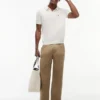 Short-Sleeve Sweater Polo