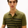 Short-Sleeve Sweater Polo