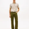 Short-Sleeve Sweater Polo