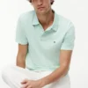 Short-Sleeve Sweater Polo