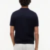 Short-Sleeve Sweater Polo
