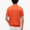 Short-Sleeve Sweater Polo