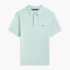 Short-Sleeve Sweater Polo