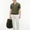 Short-Sleeve Tipped Sweater Polo Short-Sleeve Tipped Sweater Polo
