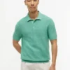 Short-Sleeve Waffled Sweater Polo Short-Sleeve Waffled Sweater Polo