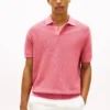 Short-Sleeve Waffled Sweater Polo Short-Sleeve Waffled Sweater Polo