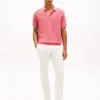 Short-Sleeve Waffled Sweater Polo Short-Sleeve Waffled Sweater Polo