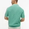 Short-Sleeve Waffled Sweater Polo Short-Sleeve Waffled Sweater Polo