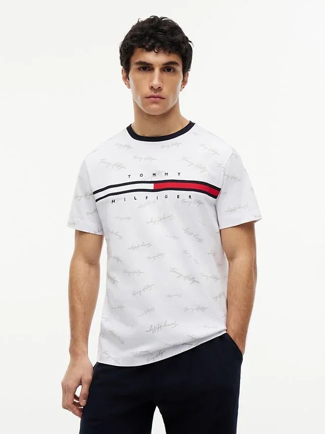 Signature Flag Stripe Logo T-Shirt Signature Flag Stripe Logo T-Shirt