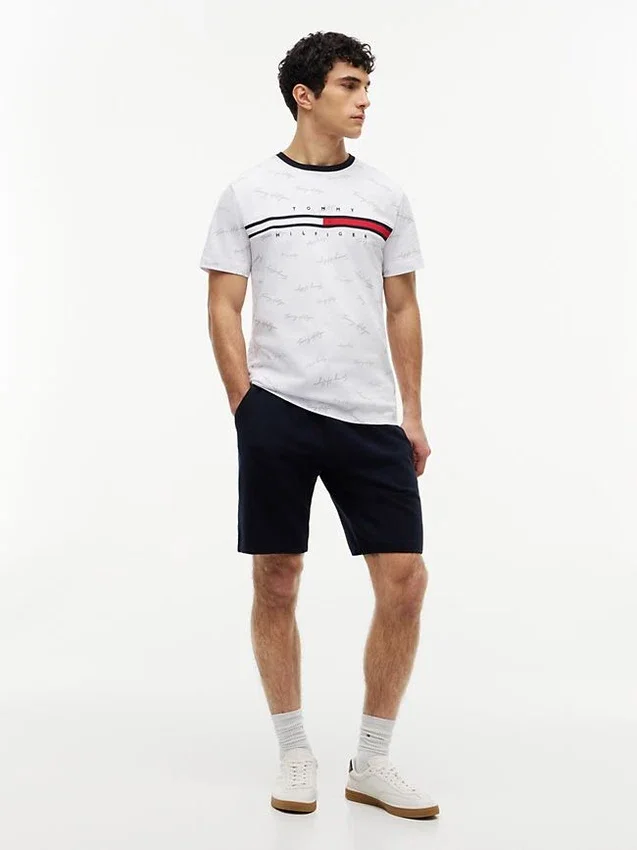 Signature Flag Stripe Logo T-Shirt Signature Flag Stripe Logo T-Shirt