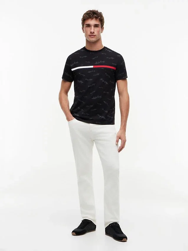 Signature Flag Stripe Logo T-Shirt Signature Flag Stripe Logo T-Shirt