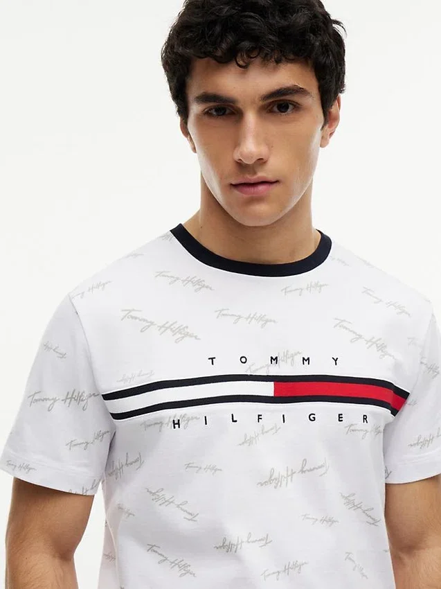 Signature Flag Stripe Logo T-Shirt Signature Flag Stripe Logo T-Shirt