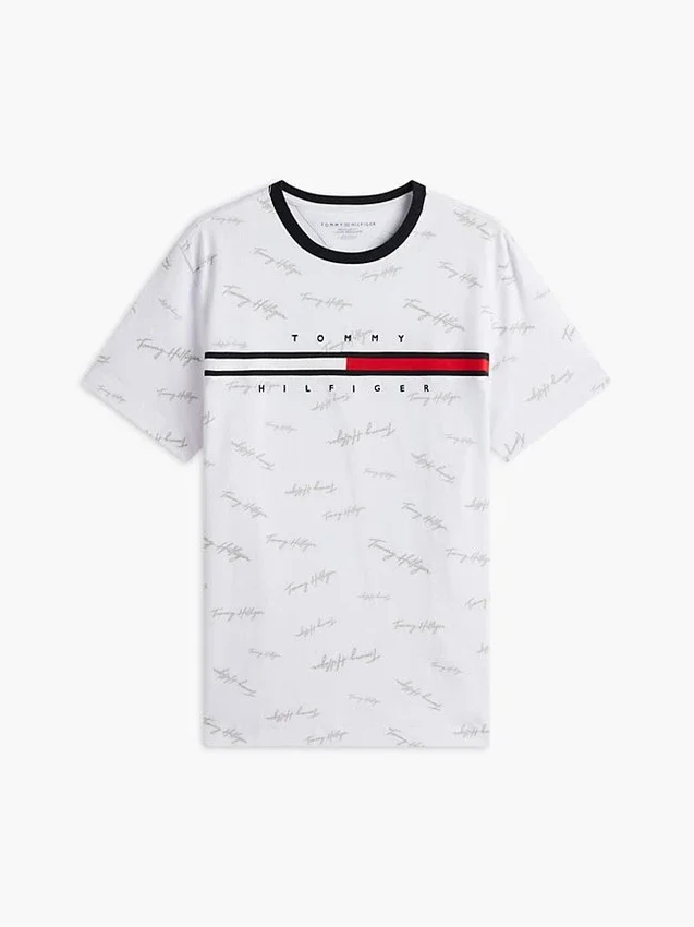Signature Flag Stripe Logo T-Shirt Signature Flag Stripe Logo T-Shirt