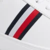 Signature Stripe Leather Court Sneaker