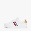 Signature Stripe Leather Court Sneaker