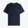 Signature Stripe Pocket Pique T-Shirt Signature Stripe Pocket Pique T-Shirt