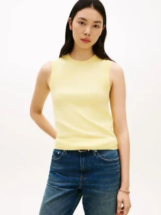 Sleeveless Crewneck Sweater