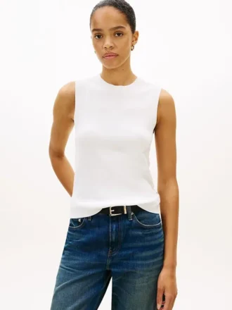 Sleeveless Crewneck Sweater