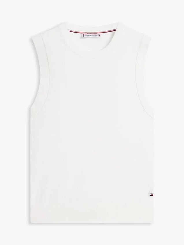 Sleeveless Crewneck Sweater Sleeveless Crewneck Sweater