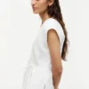 Sleeveless Linen-Blend Wrap Top Sleeveless Linen-Blend Wrap Top