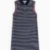 Sleeveless Striped Polo Dress Sleeveless Striped Polo Dress