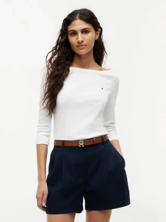 Slim Fit Boatneck T-Shirt