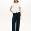 Slim Fit Button-Up T-Shirt