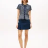 Slim Fit Button-Up T-Shirt